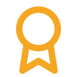 icon representing a certificate