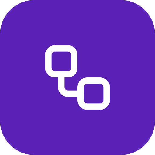 Icon - two boxes connected
