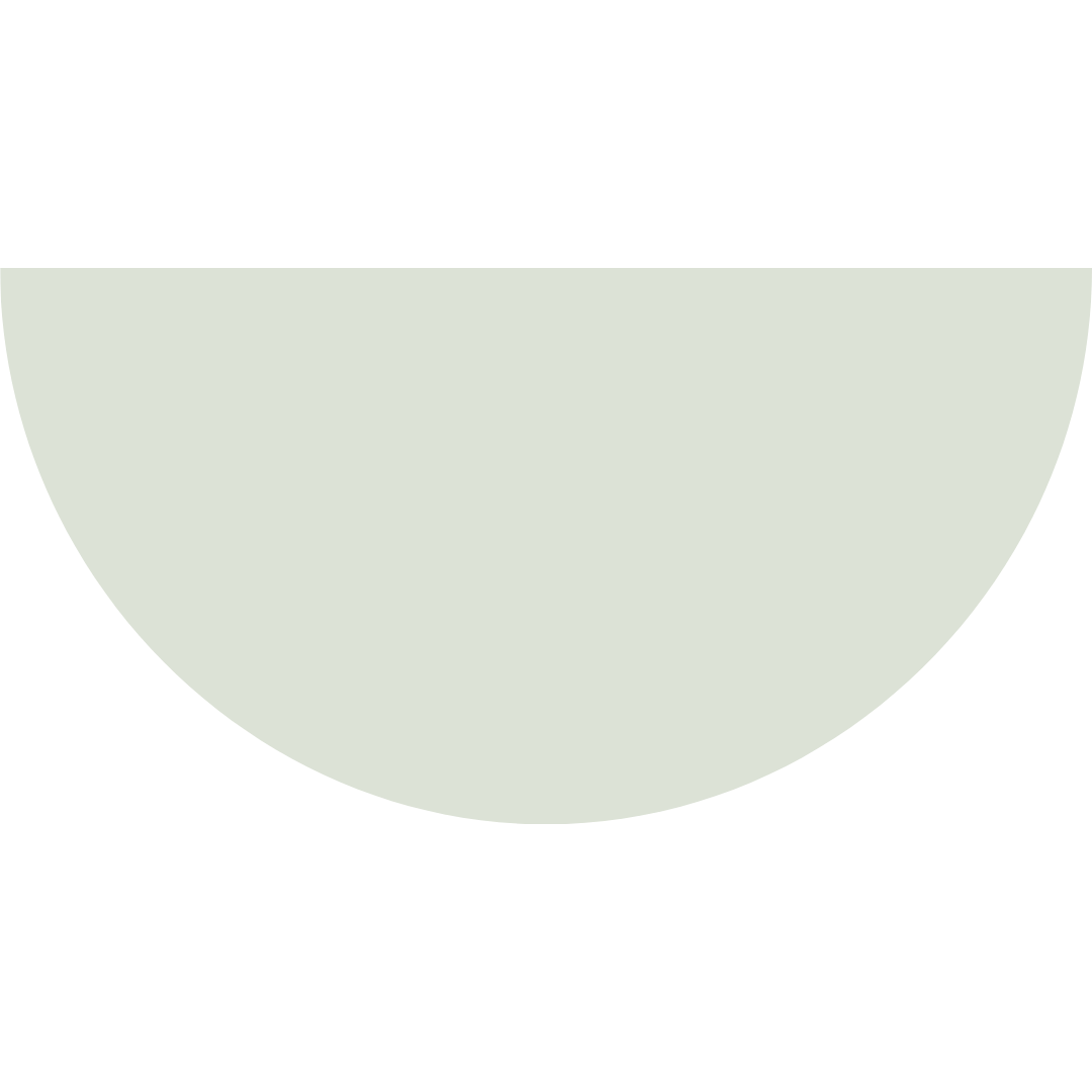 Simplified diagram of a semi-circular bowl with a flat top and filled with a light gray substance, possibly mashed food or a semi-solid.