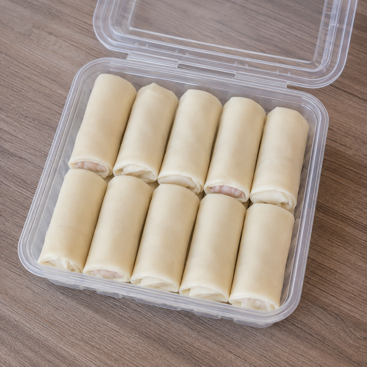 Flaky pastry crust spring rolls - Fresh