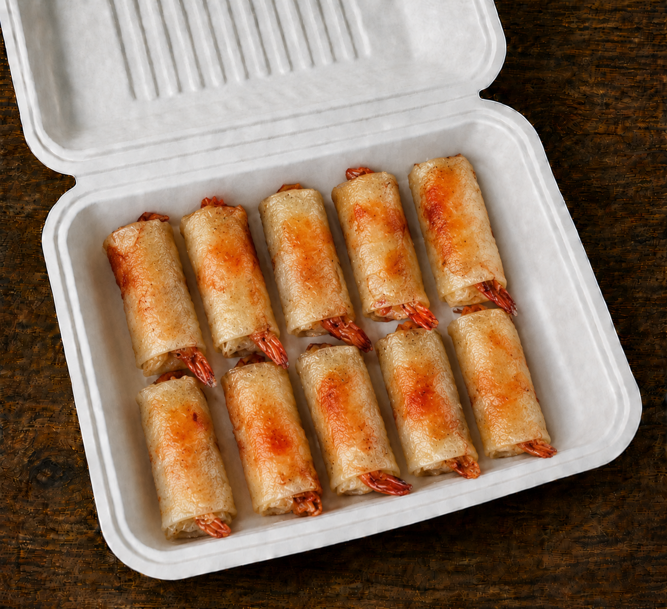Fried Shrimp Spring Rolls