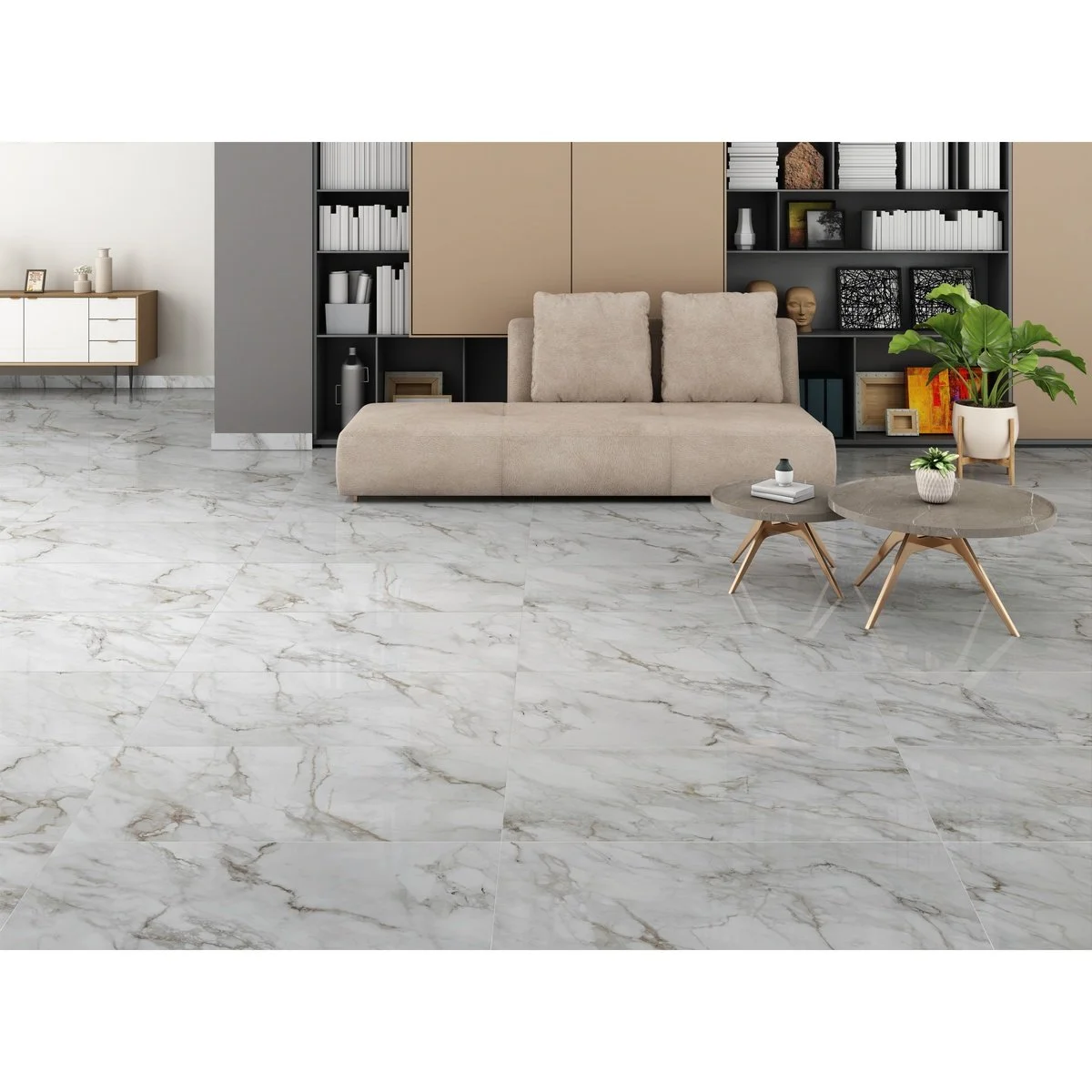 Porcelatech® Rectificado Di Vento Gold Caras Diferenciadas 50x100