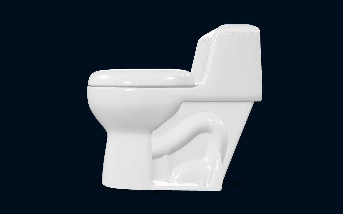 Sanitario Smart Redondo Blanco