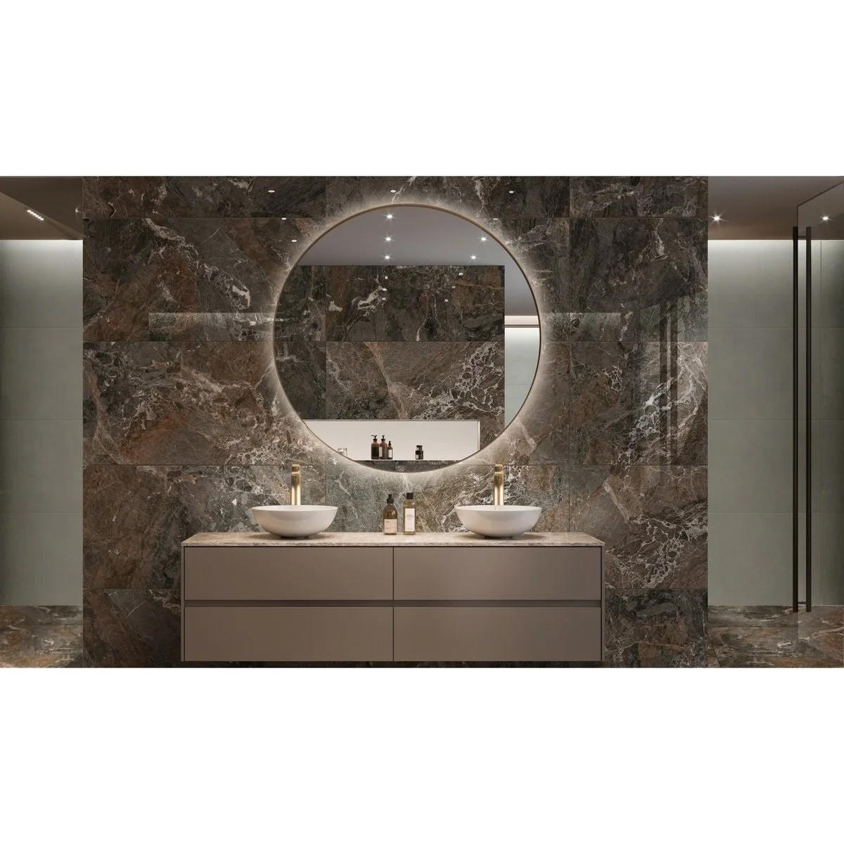 Porcelatech® Rectificado Tessaro Multicolor Caras Diferenciadas 50x100