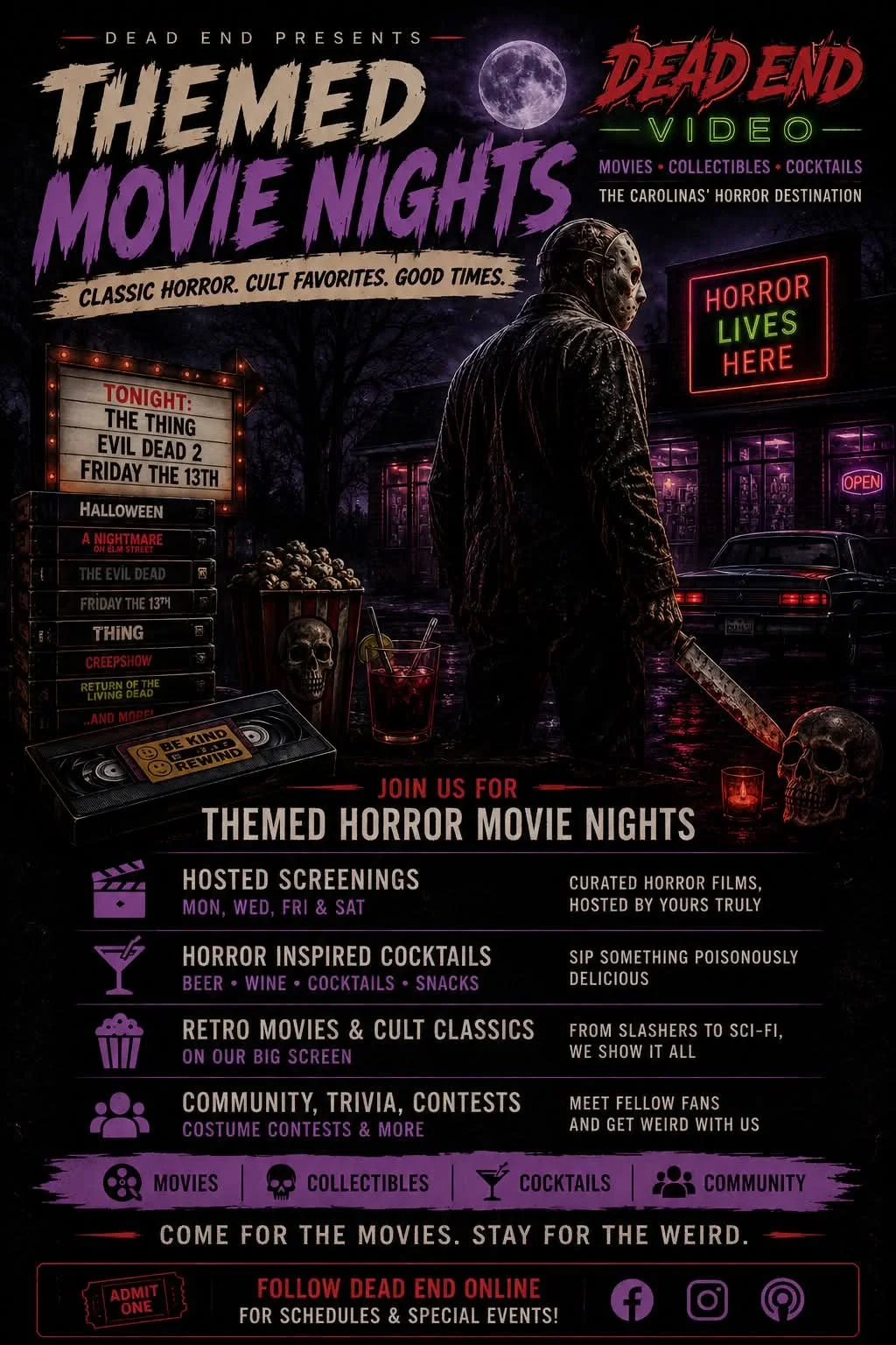 Spine-Chilling Horror Movie Nights