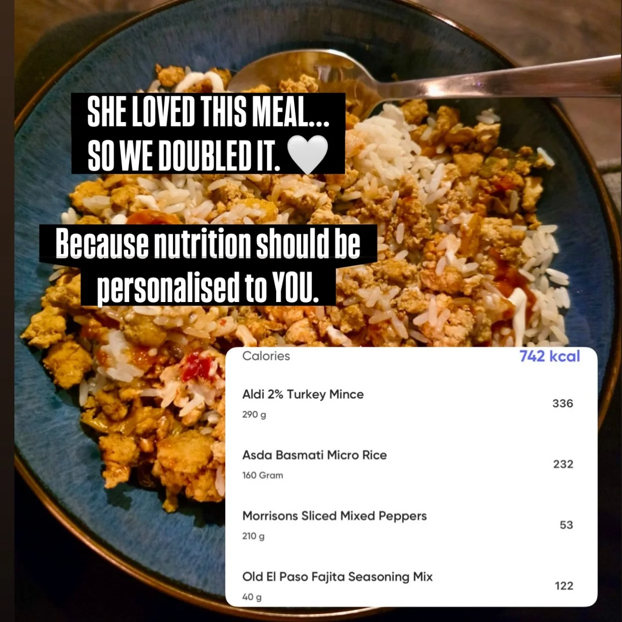 Your nutrition plan should fit your lifestyle &mdash; not the other way around. 🤍

One of my online clients recently told me that this was her favourite meal from her plan&hellip; so she asked if we could double it up.

Of course we could. 👏🏼

So 