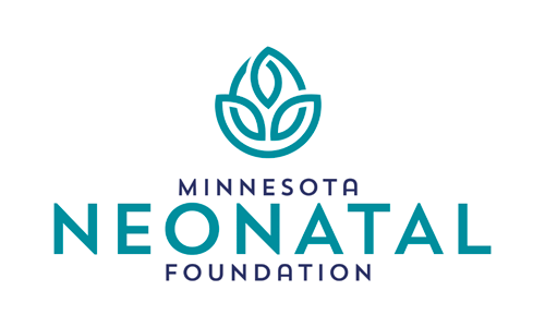 Minnesota Neonatal Foundation logo with a stylized leaf design.
