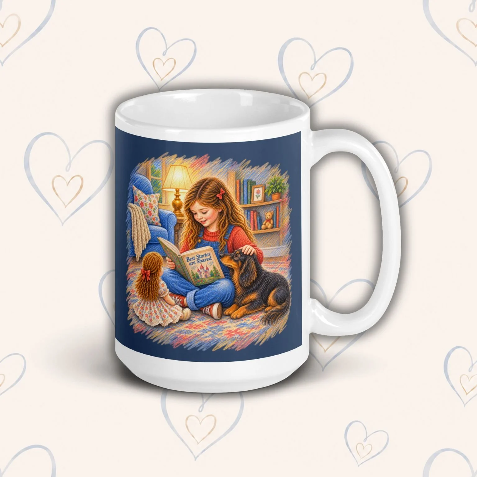 Shared Stories Ceramic Mug (Front)