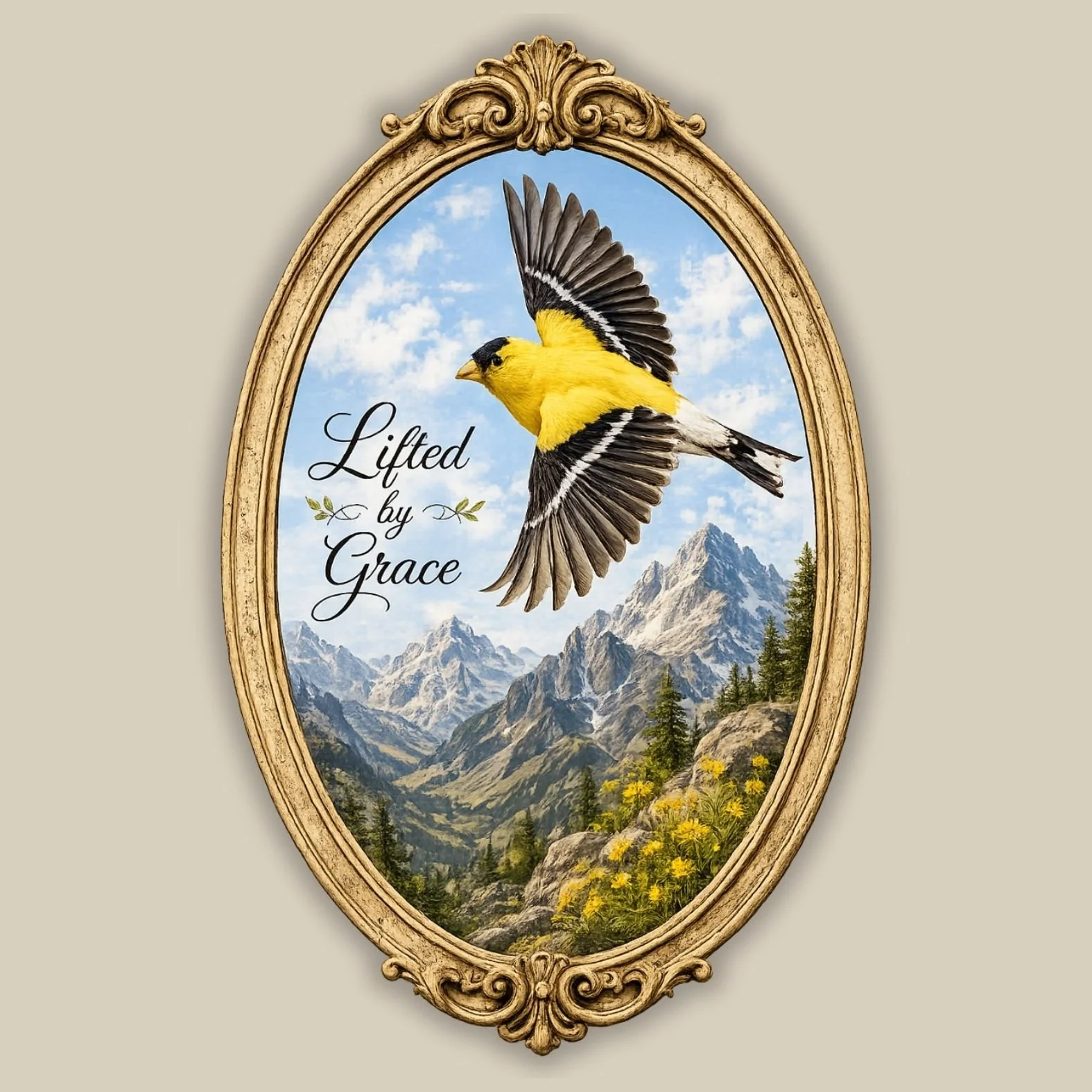 Lifted by Grace Design Detail