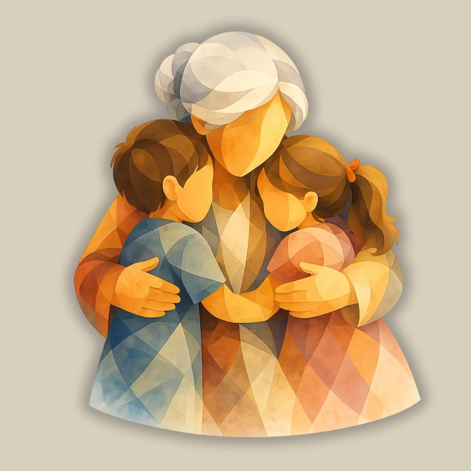 Grandmother's Love Design Detail