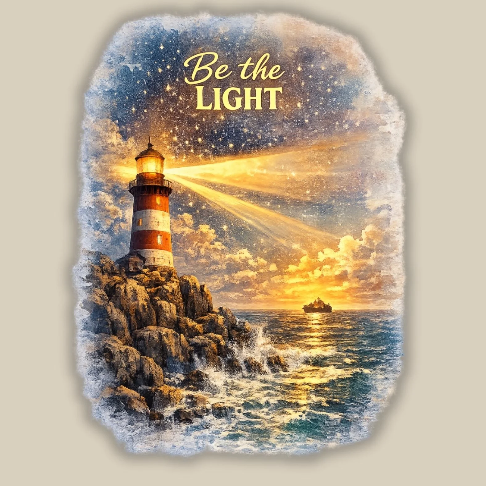 Be the Light Design Detail