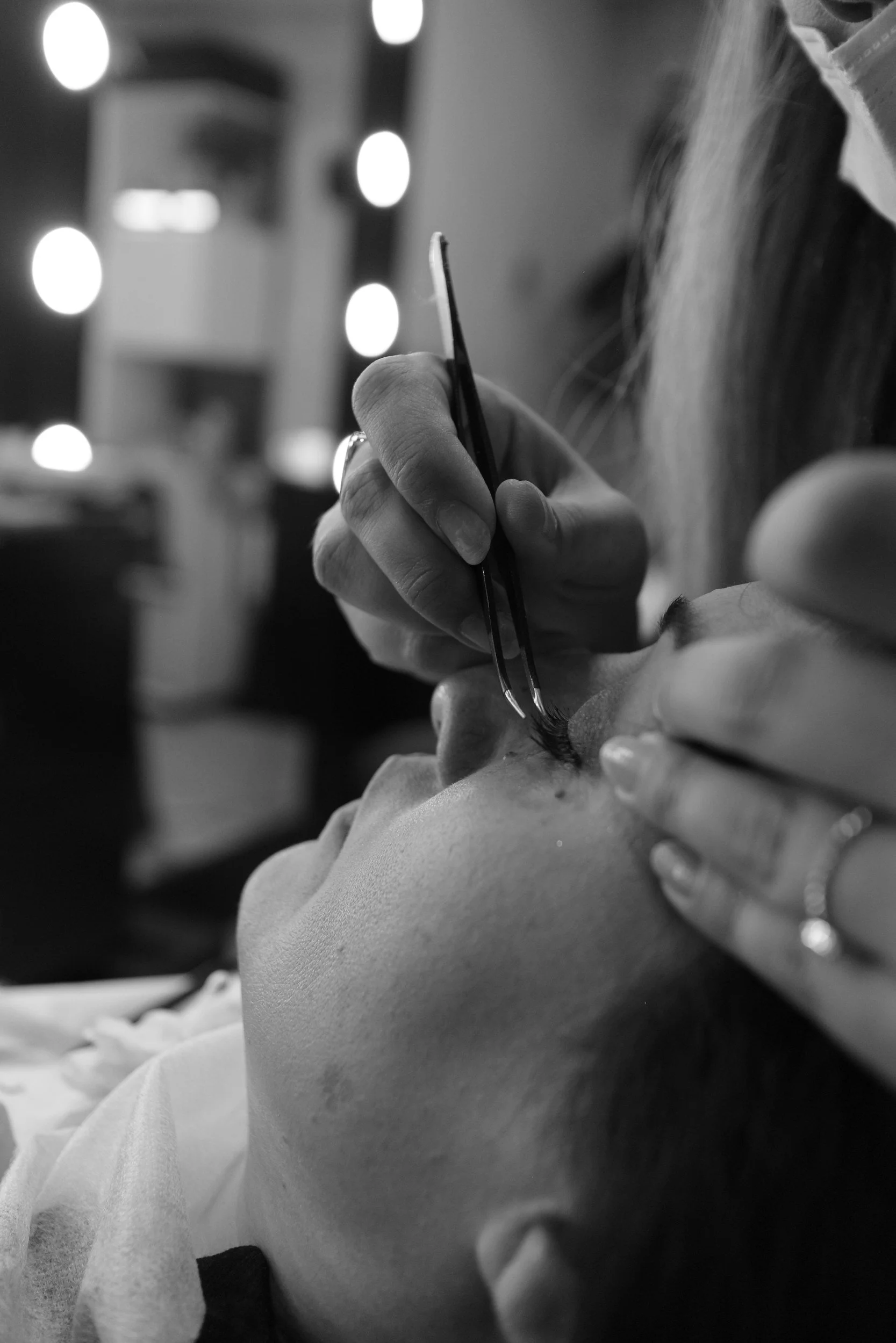 Professional lash extensions at Golden Oak Studio in Brownsburg, Indiana