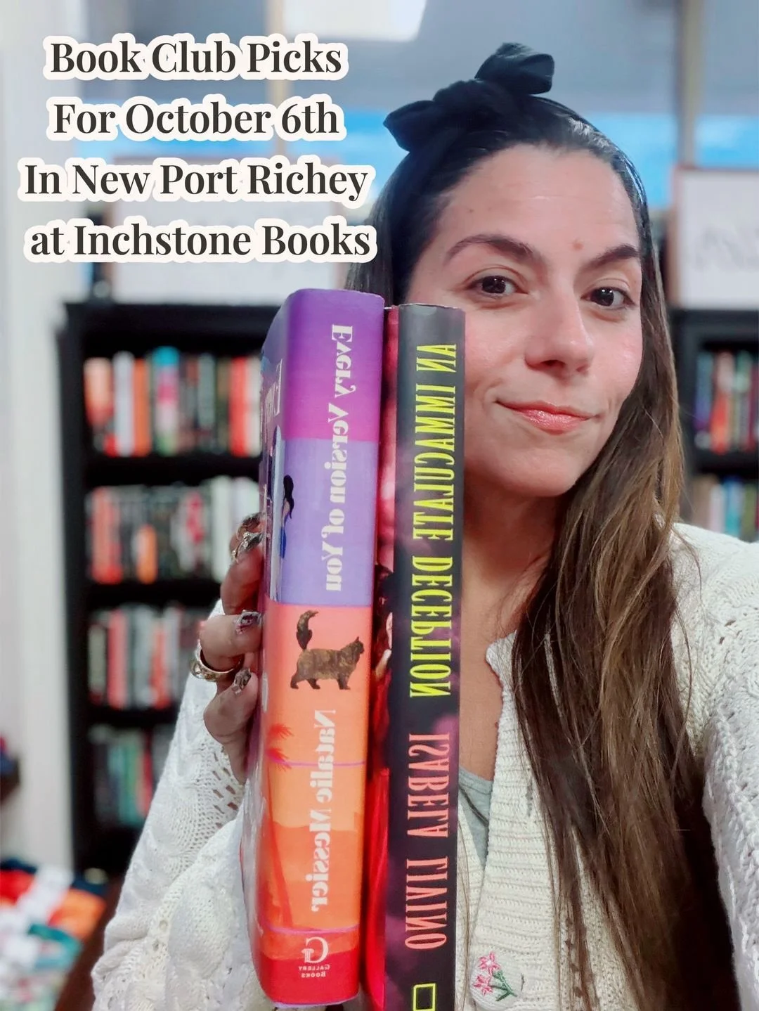 Join me for Book Club in New Port Richey!
@inchstonebooks 
On October 6th! Link in Both Bios!

Latine &amp; Hispanic
Heritage Month
Book Club

Hosted by Me &amp; Inchstone

October 6th!

Open to Everyone! Free to attend!

Let&rsquo;s read some fun bo