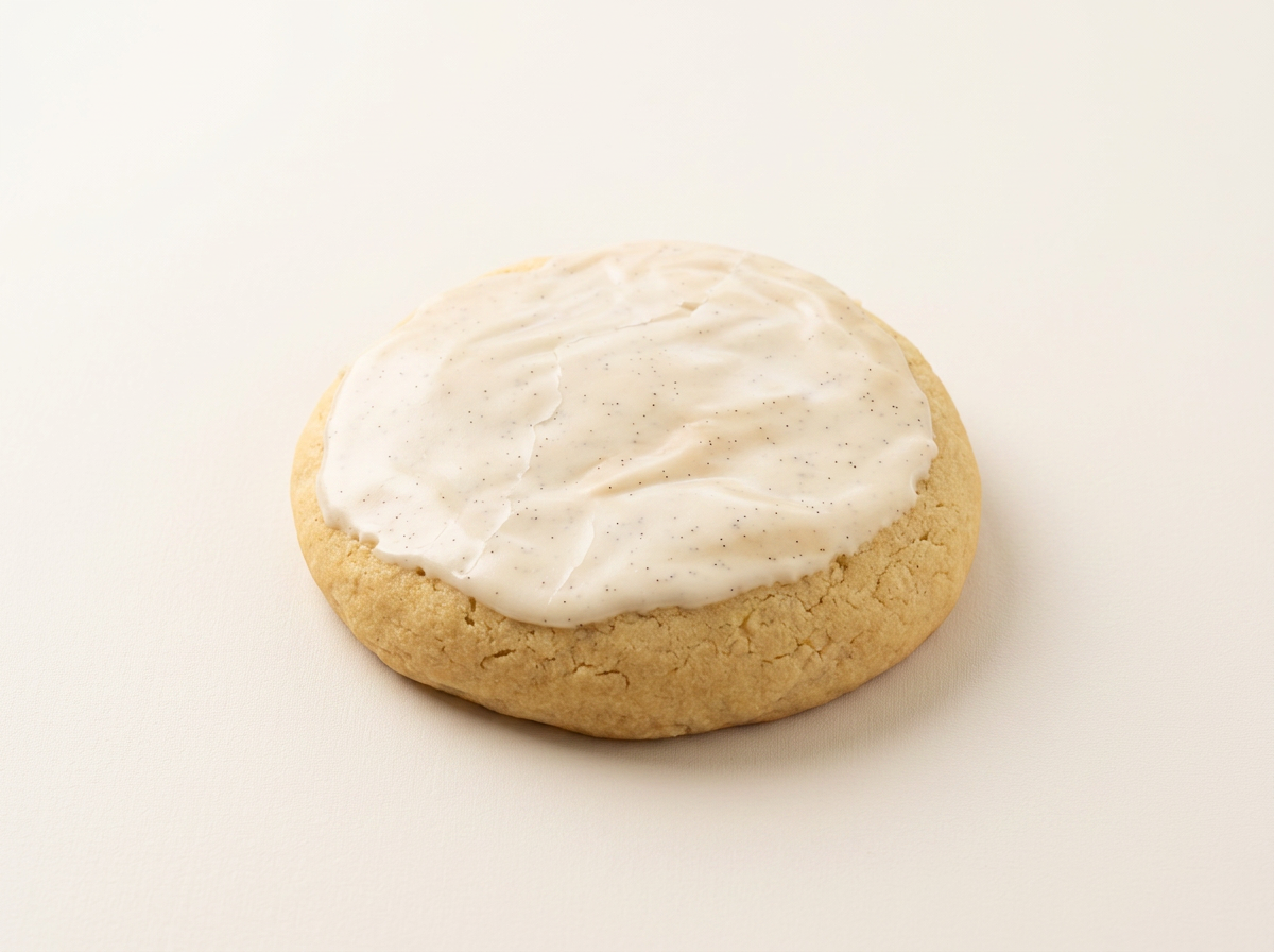 The Royal Poinciana vanilla bean glazed sugar cookie