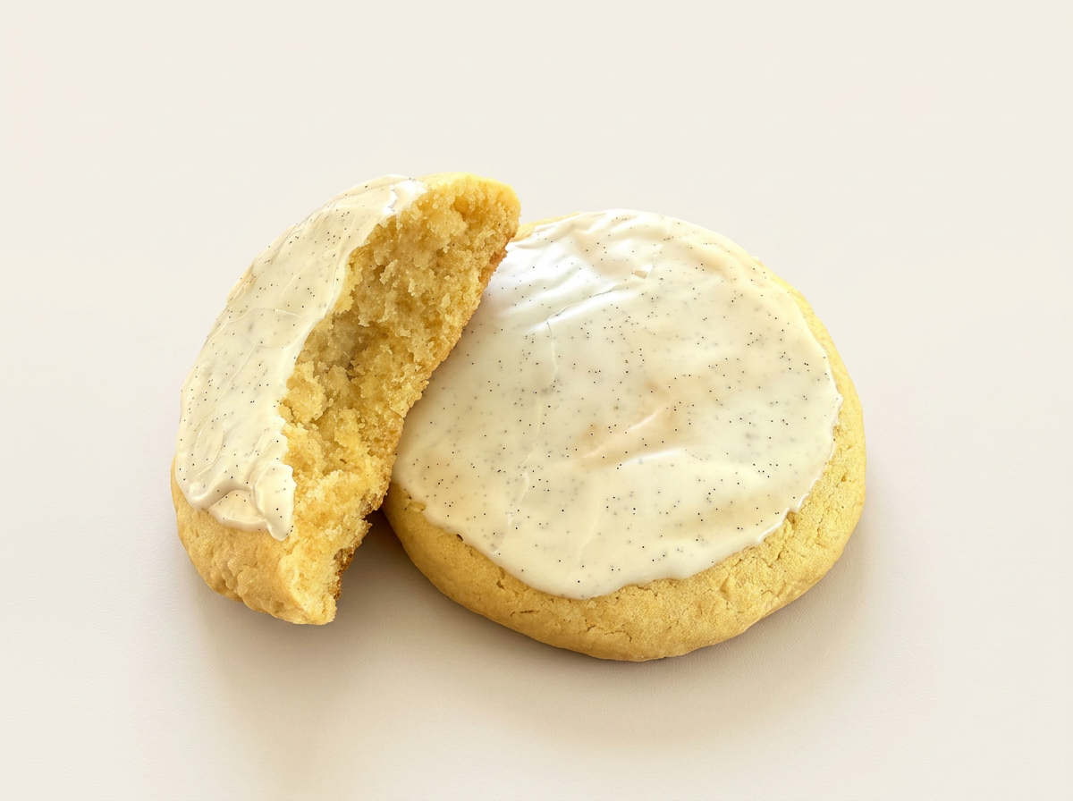The Royal Poinciana vanilla bean glazed sugar cookie