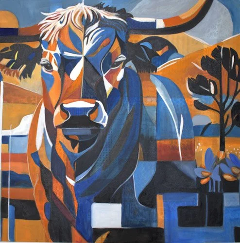 Herd at Twilight, 30x30x1.5, mixed media oil_edited_edited.jpg