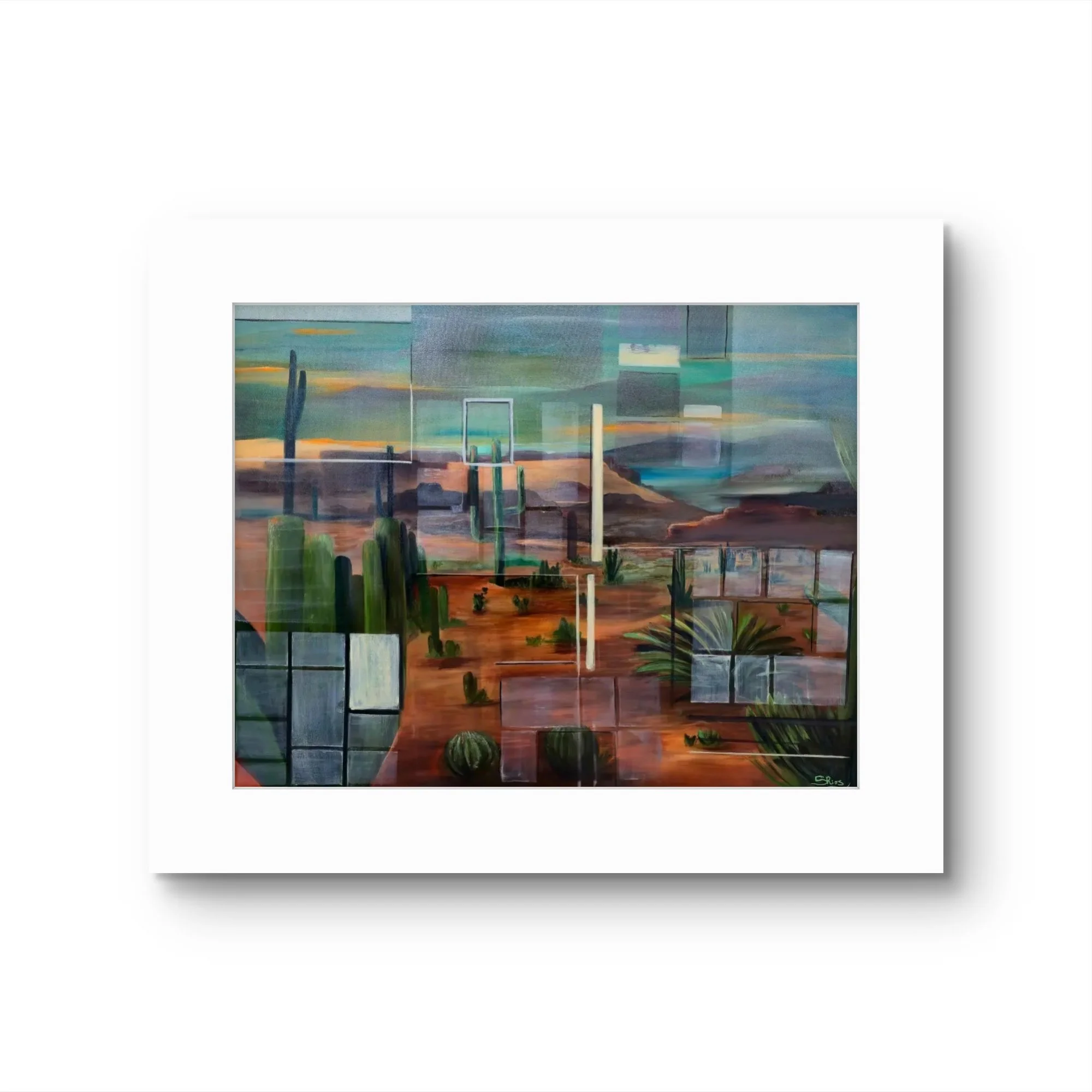 "Desert Through Many Windows" L:imited Edition Prints