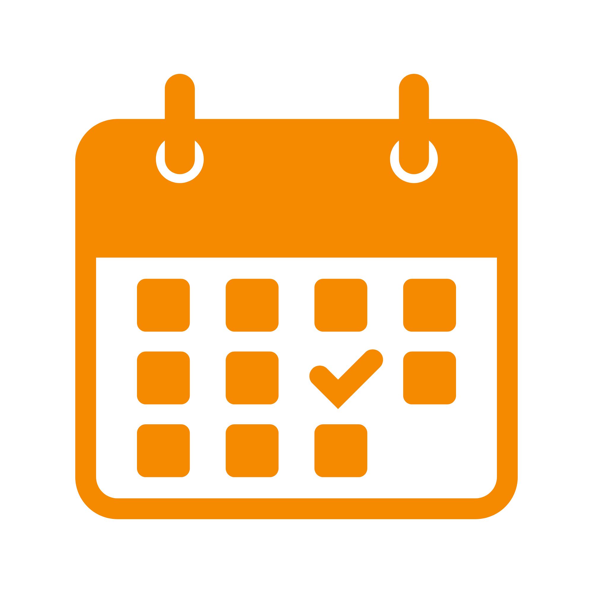 An illustration of a calculator with a box indicating a checkmark and an arrow.