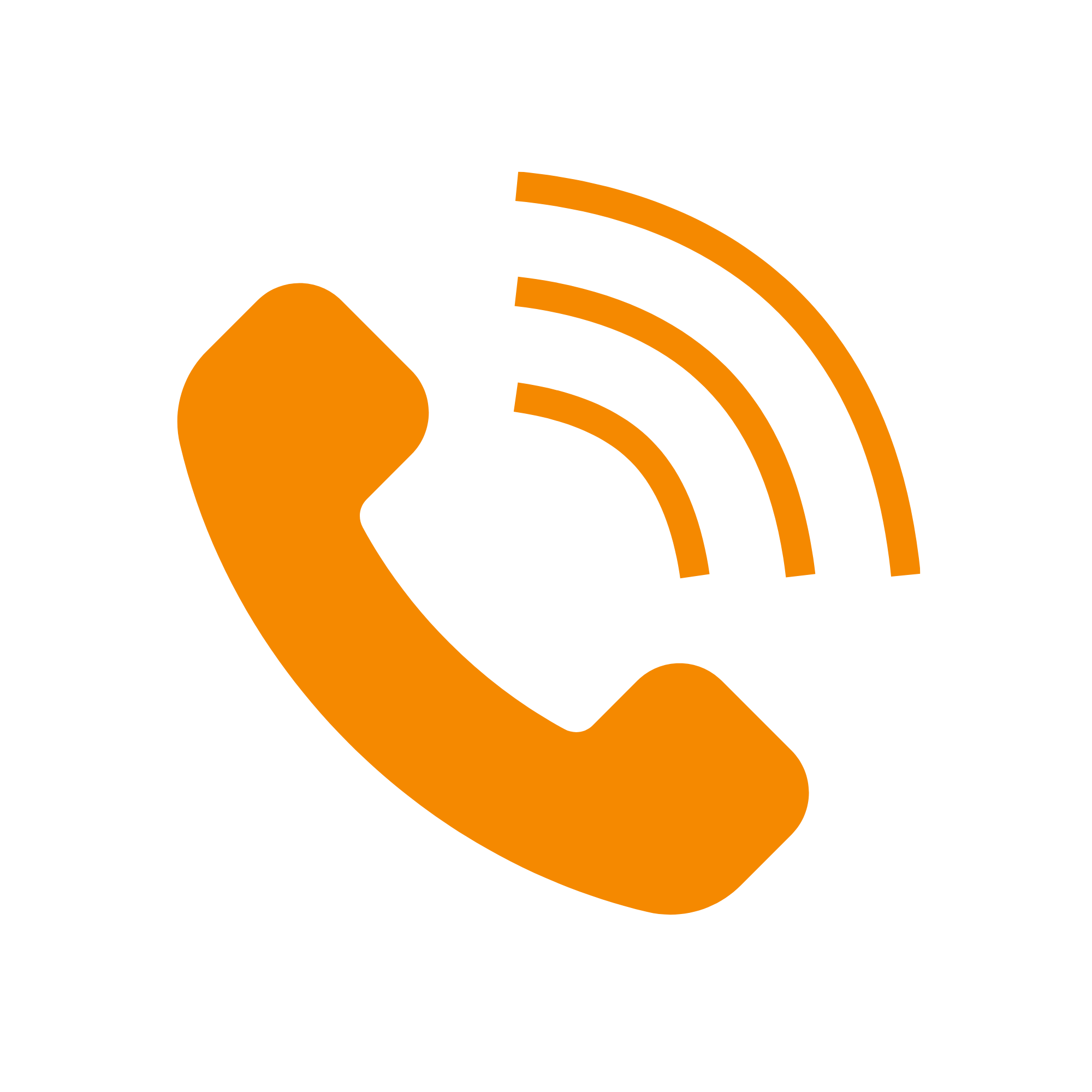 Orangish orange stylized fingerprint with concentric lines on a black background.