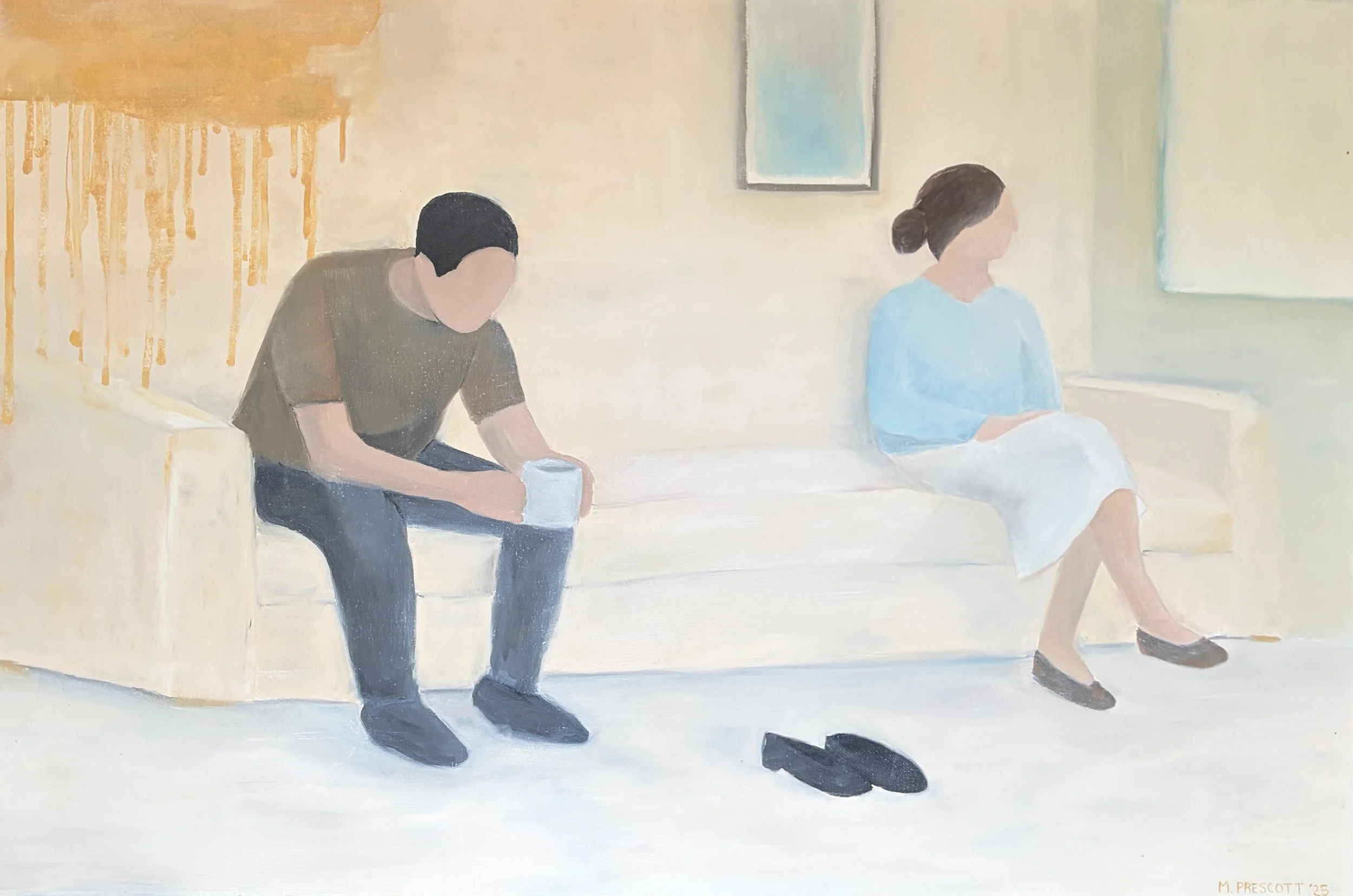 Study In Distance VI · 2026 · Oil on canvas · 24 x 36 in.