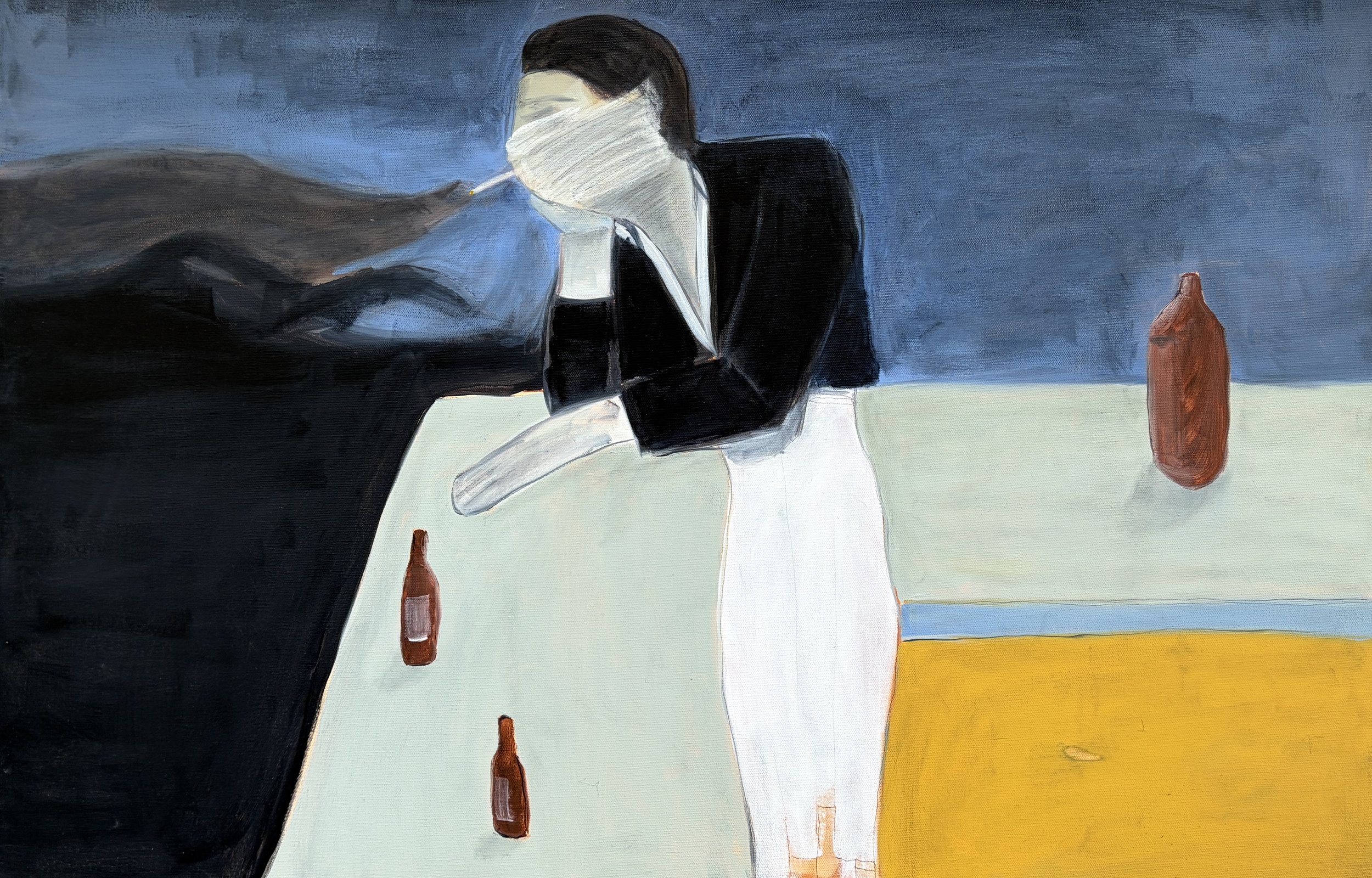 Nightshift · 2026 · Oil on canvas · 24 x 36 in.