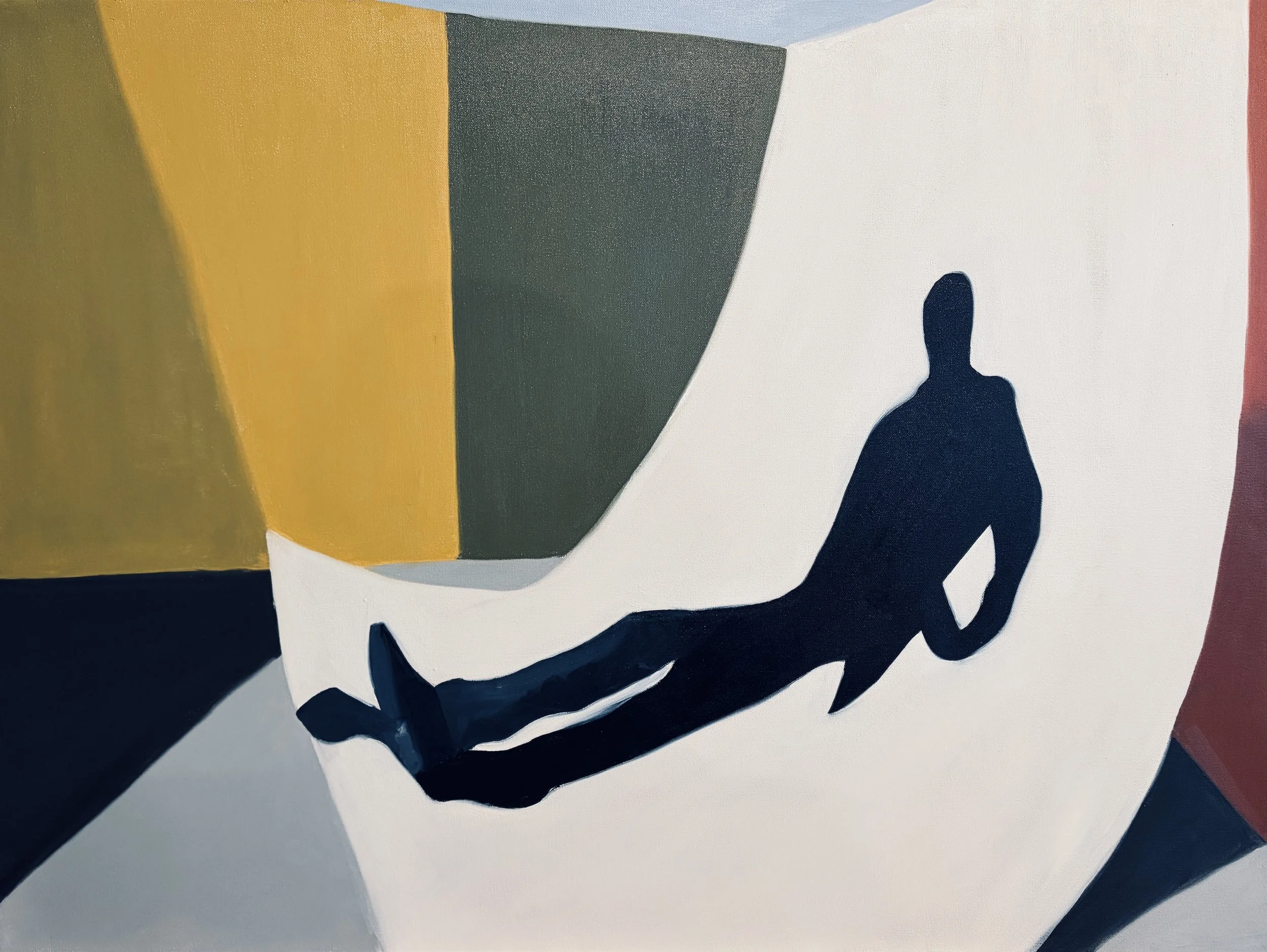 Gnomon · 2026 · Oil on canvas · 24 x 36 in.