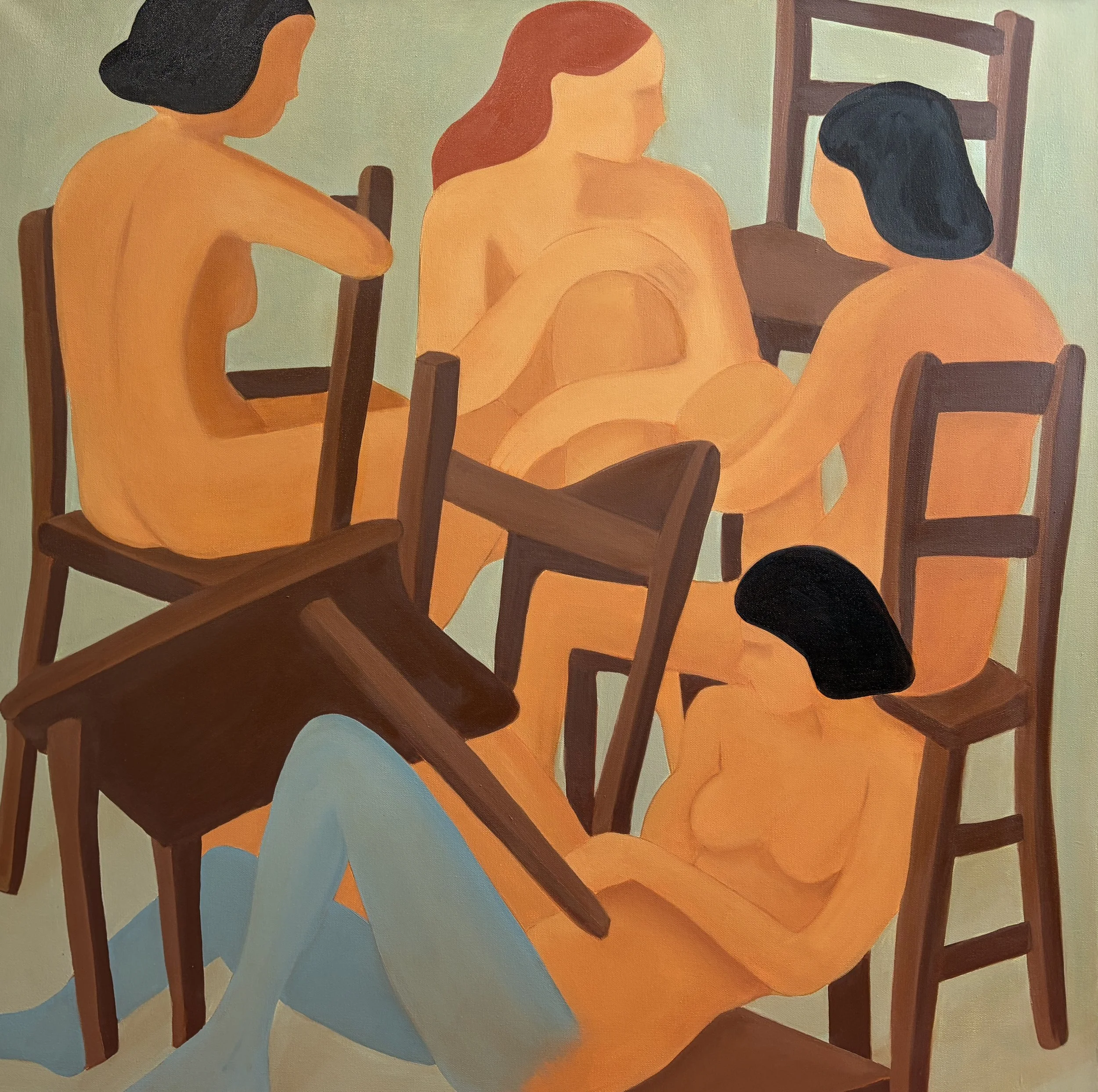 Arrangement · 2025 · Oil on canvas · 36 x 36 in.