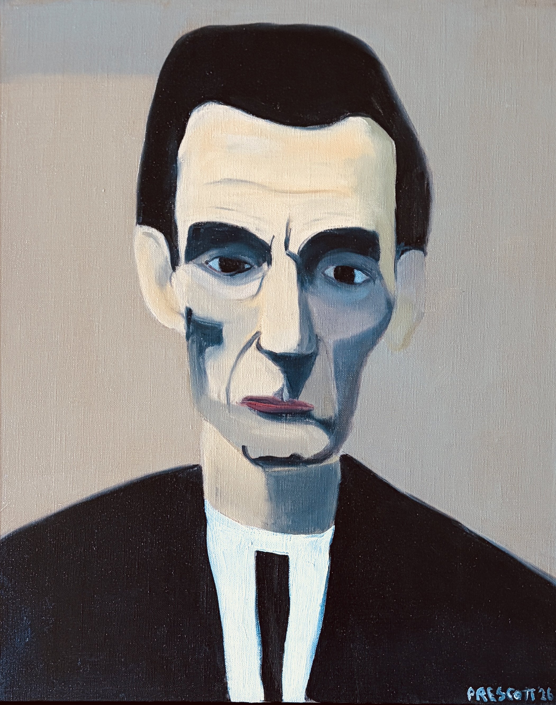 April, After · 2026 · Oil on linen panel, 16 x 20 in.