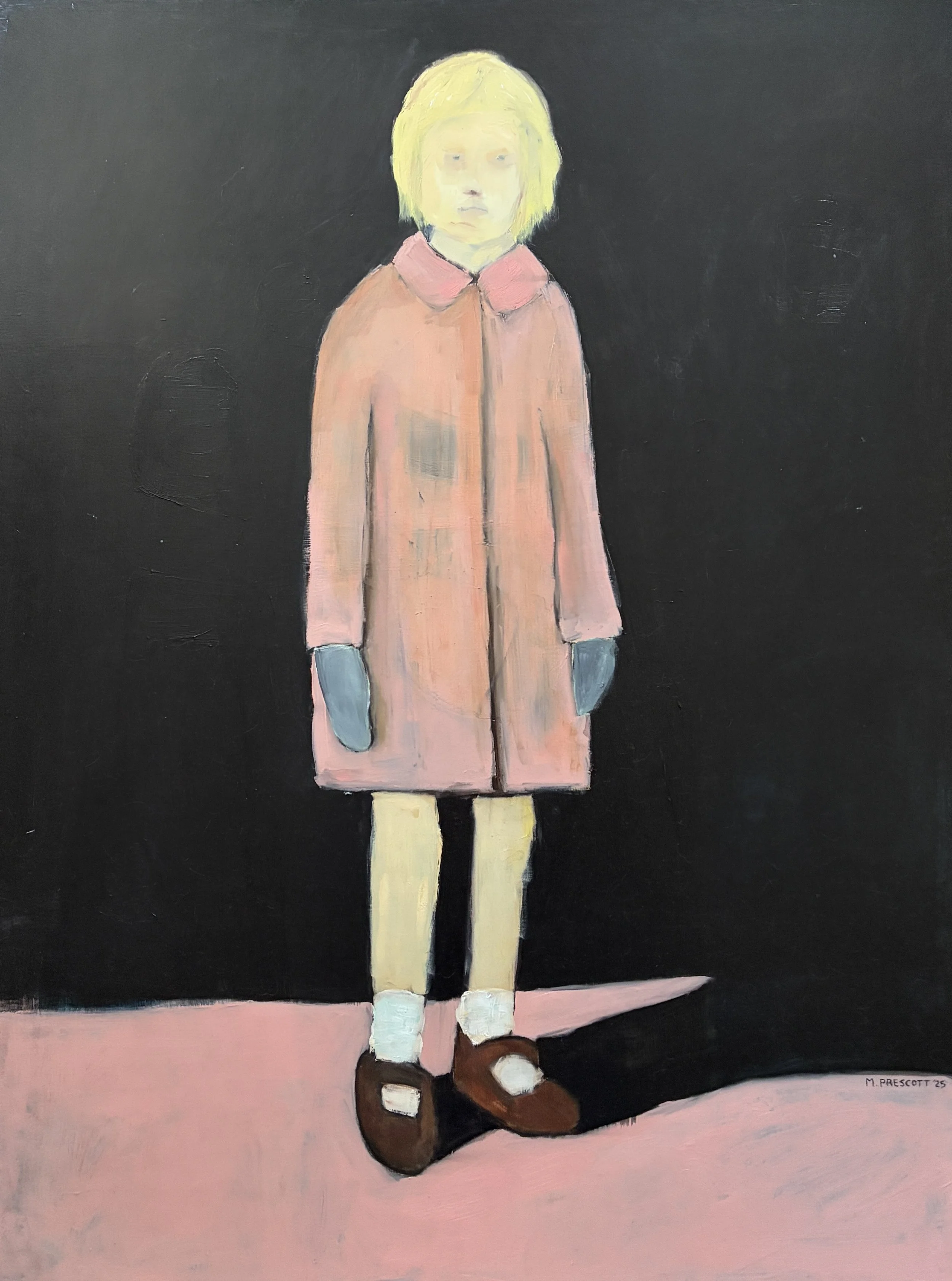 Quiet Child · 2025 · Oil on wood · 30 x 40 in.