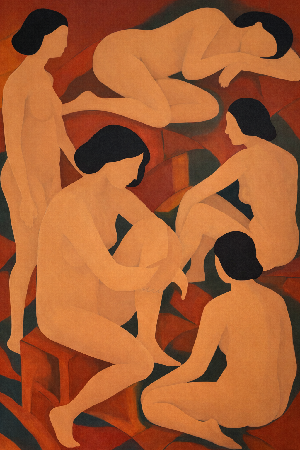 Insomnia · 2025 · Oil on canvas · 48 x 60 in.
