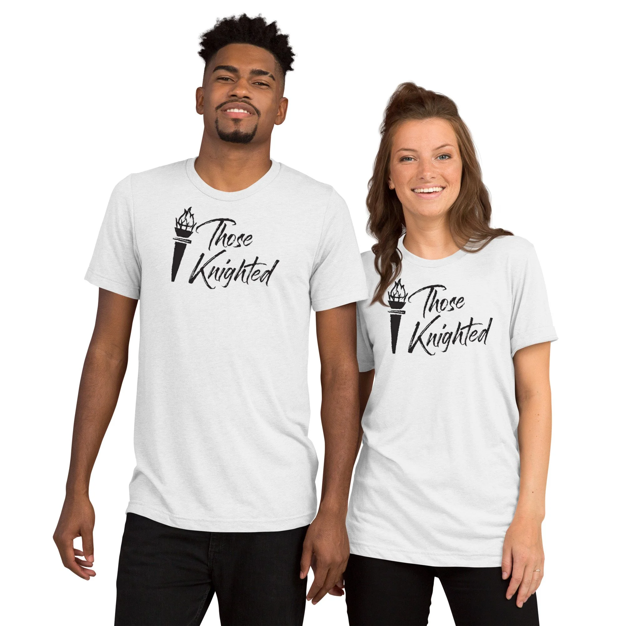 Those Knighted Short Sleeve T-shirt (Black Logo)