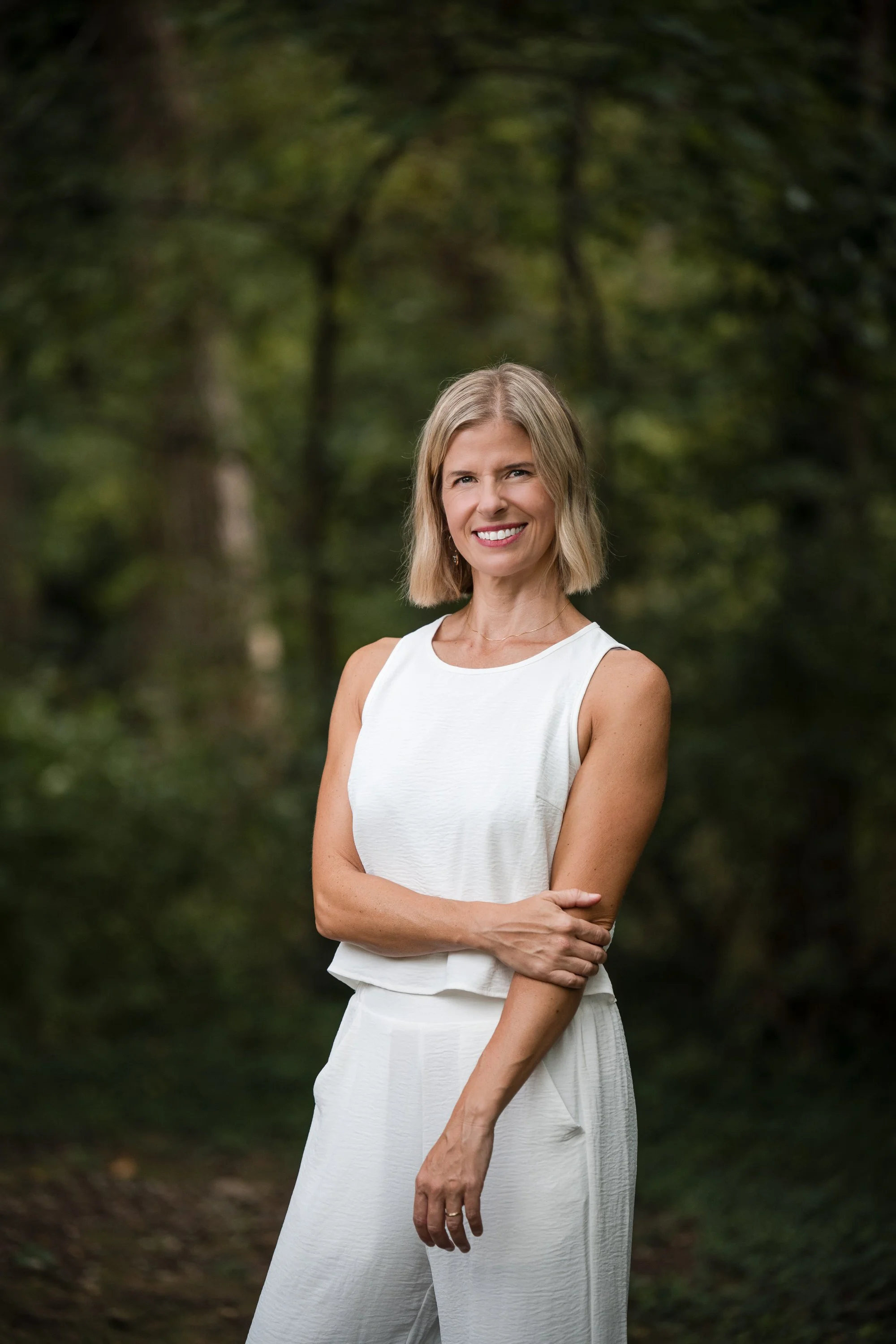 Verdure team member standing in the woods for portrait