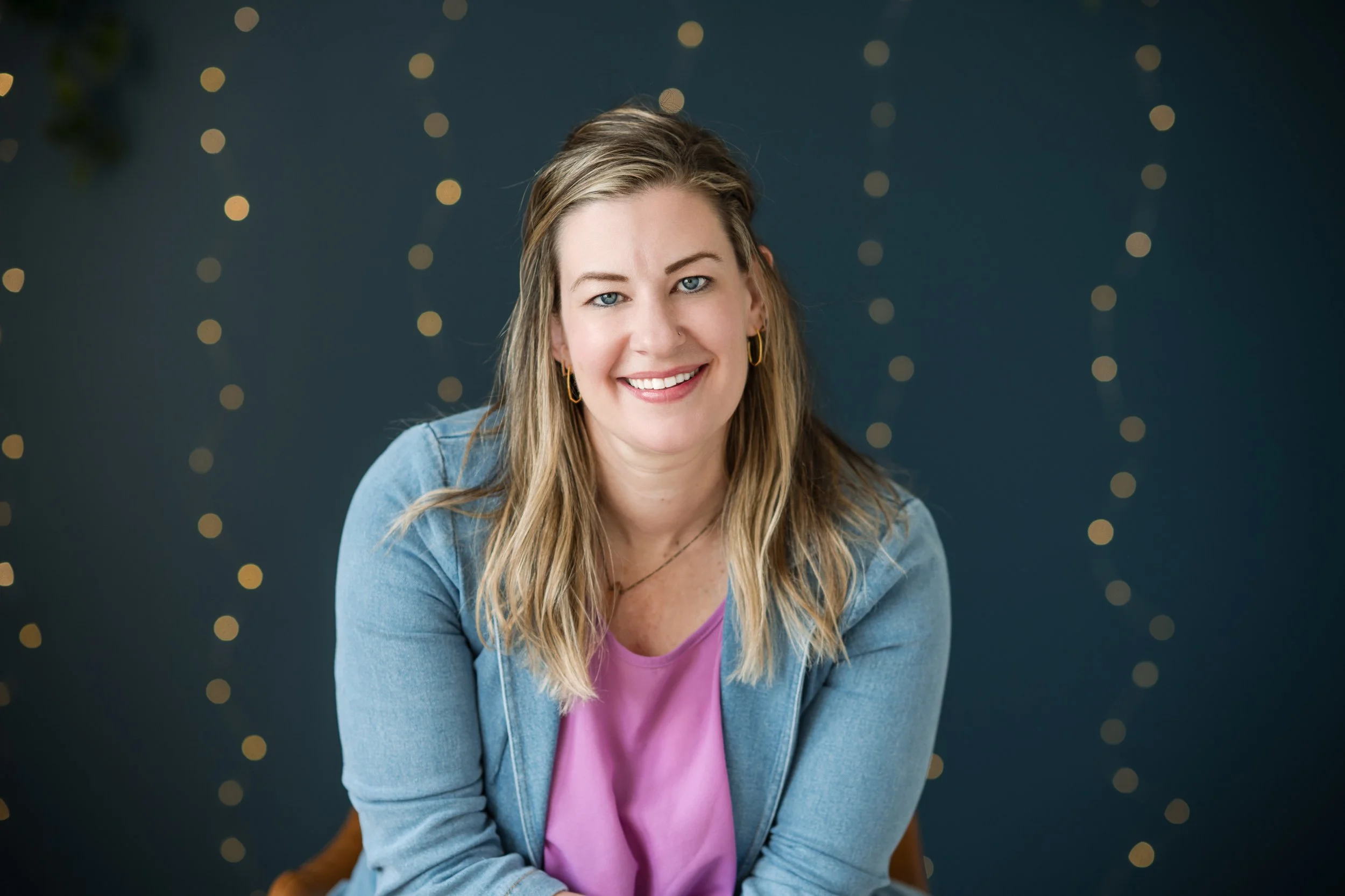 Headshot of Verdure owner Michelle inside the studio