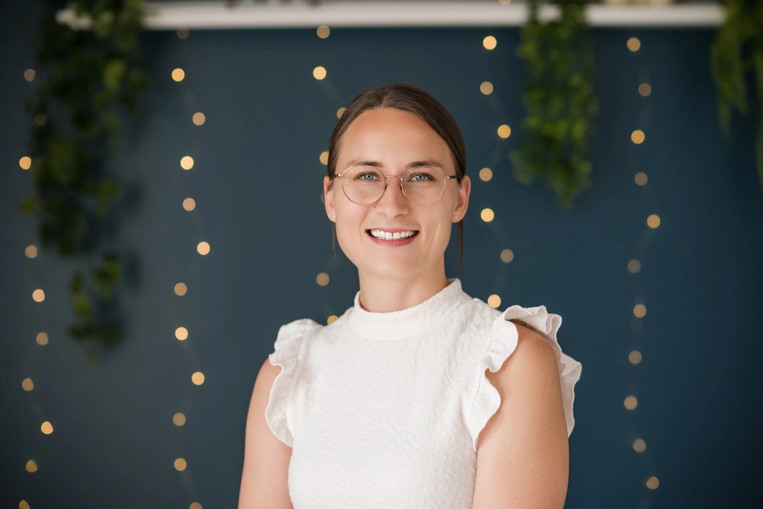 Headshot of Haley Korn inside the Verdure studio