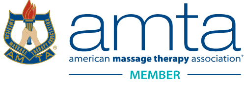 Logo of the American Massage Therapy Association (AMTA) .