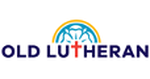 Old Lutheran logo with a cross and sunrise over a hill