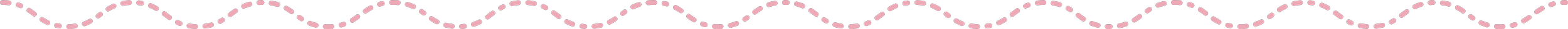 A pink dashed line on a dark background.