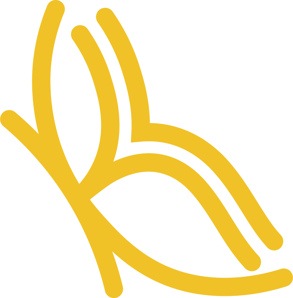 Line drawing of a hand making an OK gesture in gold color.