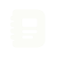 A black and white icon of a chat or message box with three horizontal lines inside.