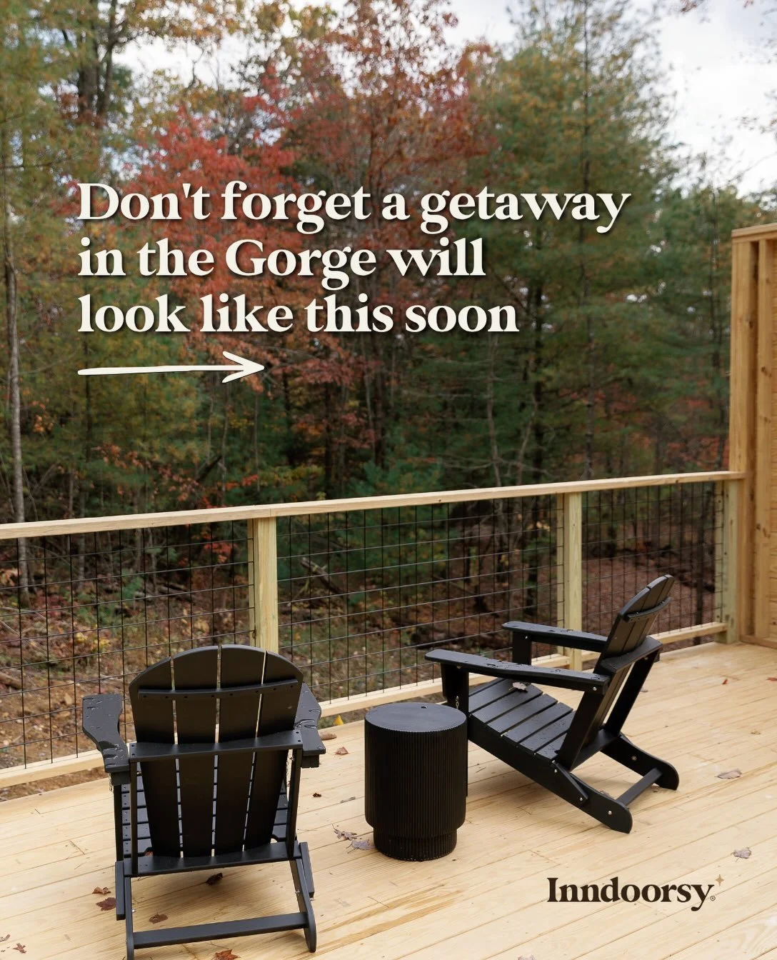 Happy first day of fall! The Gorge is turning gold, and there&rsquo;s no better way to see it than from a hot tub, a fire pit, or a bed surrounded by leaves.

Fall weekends go fast. There&rsquo;s always room, but not for long.

📍 Red River Gorge, KY