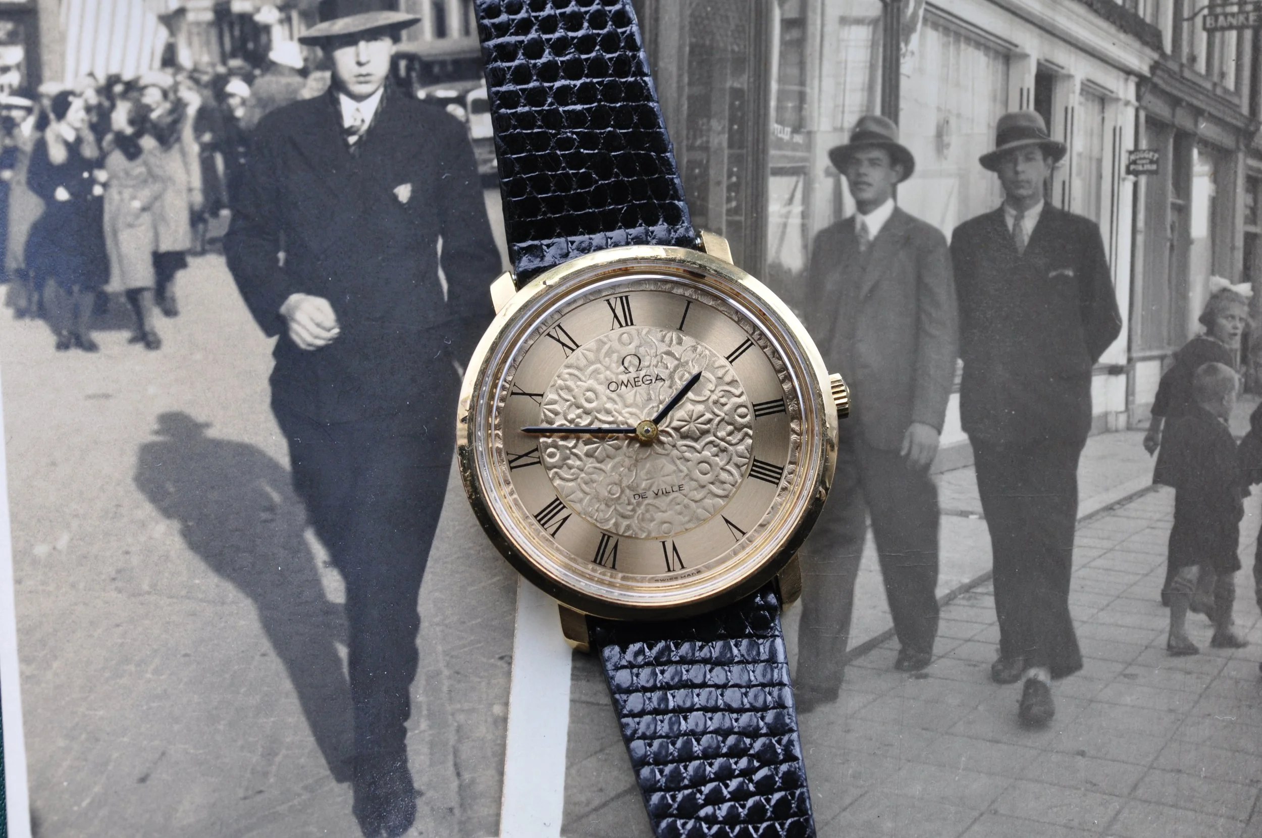 OMEGA De Ville 'Flowerd Dial'