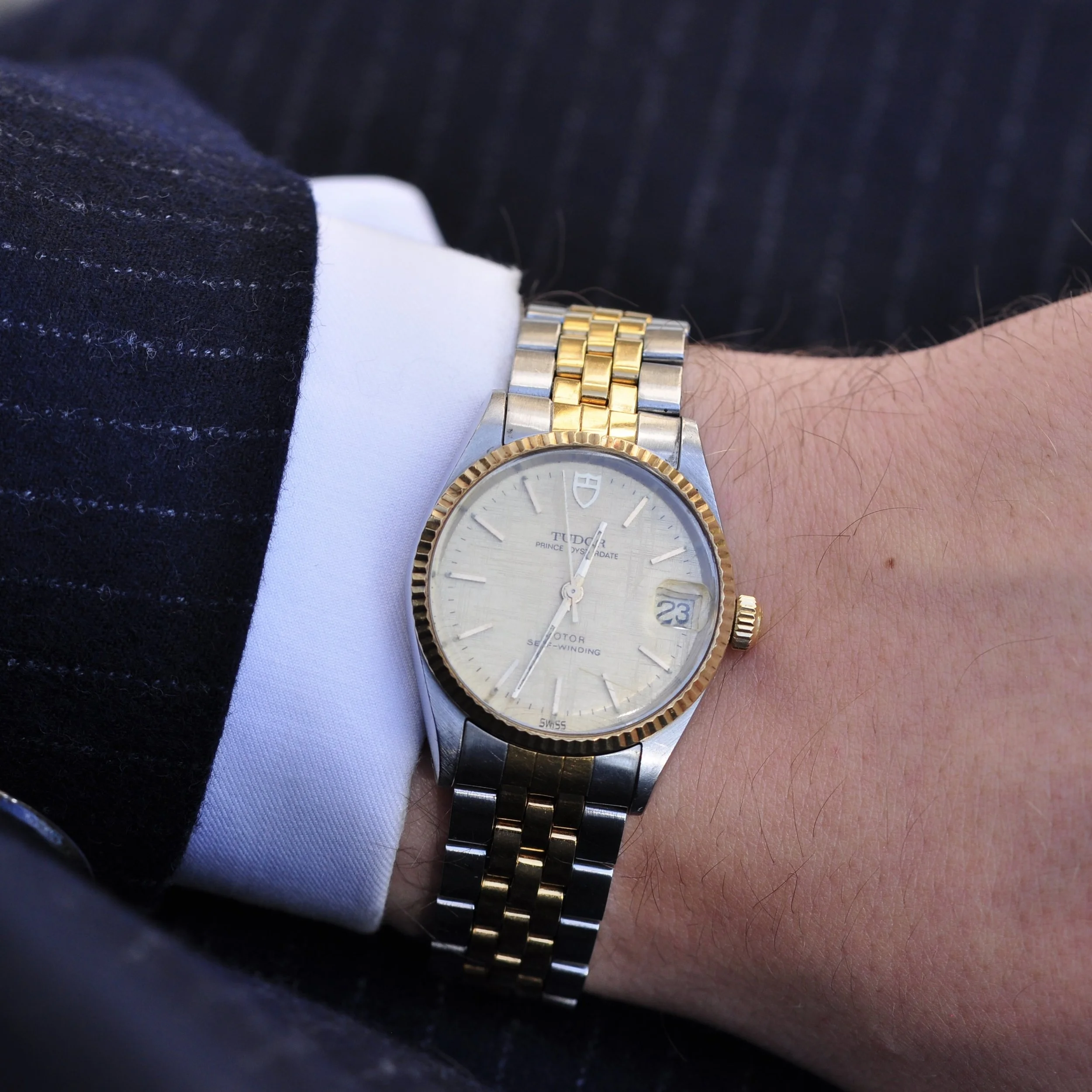 TUDOR Prince Oysterdate 72033 'Linen'