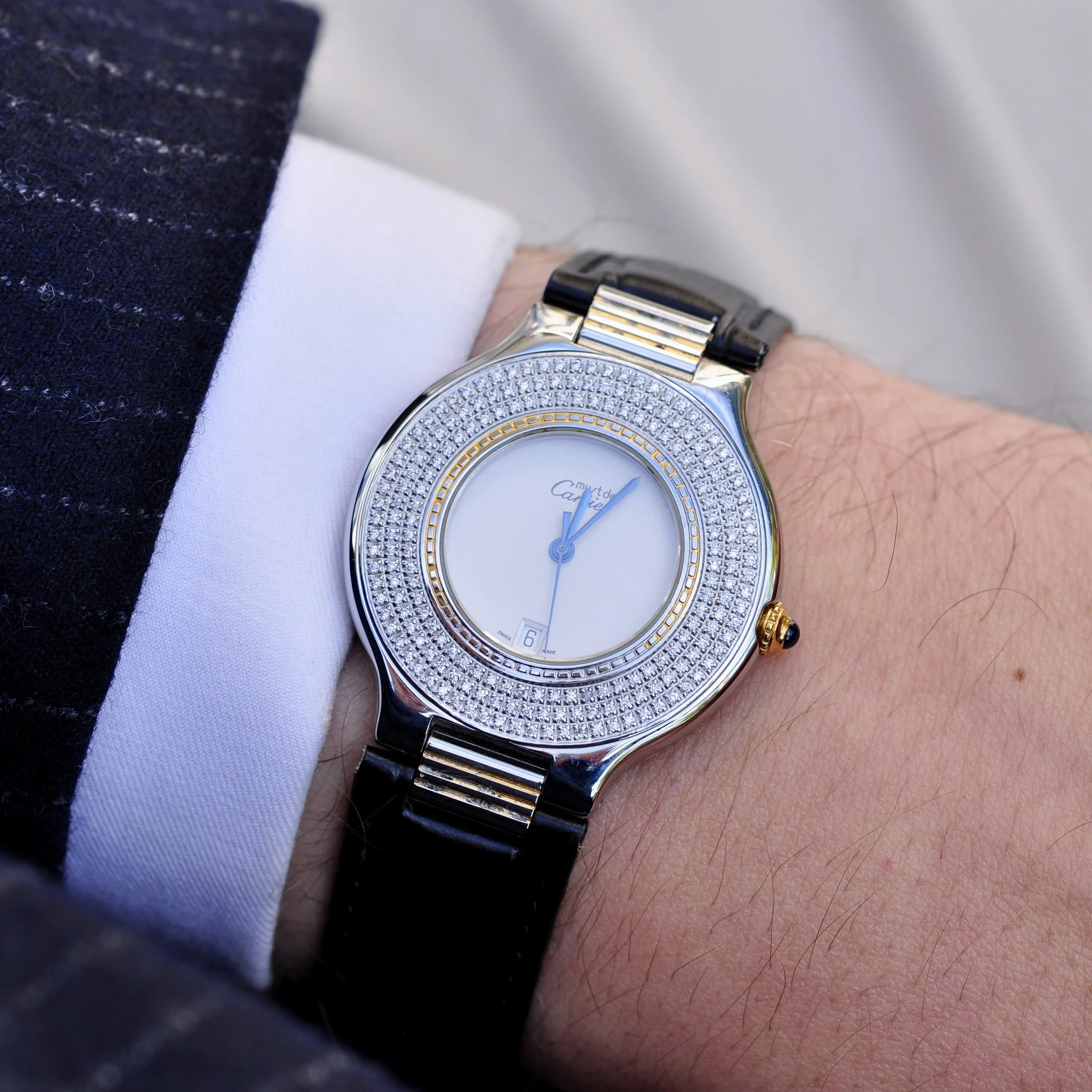 CARTIER Must de 21 XL 126000P 'Diamond-set bezel' Box