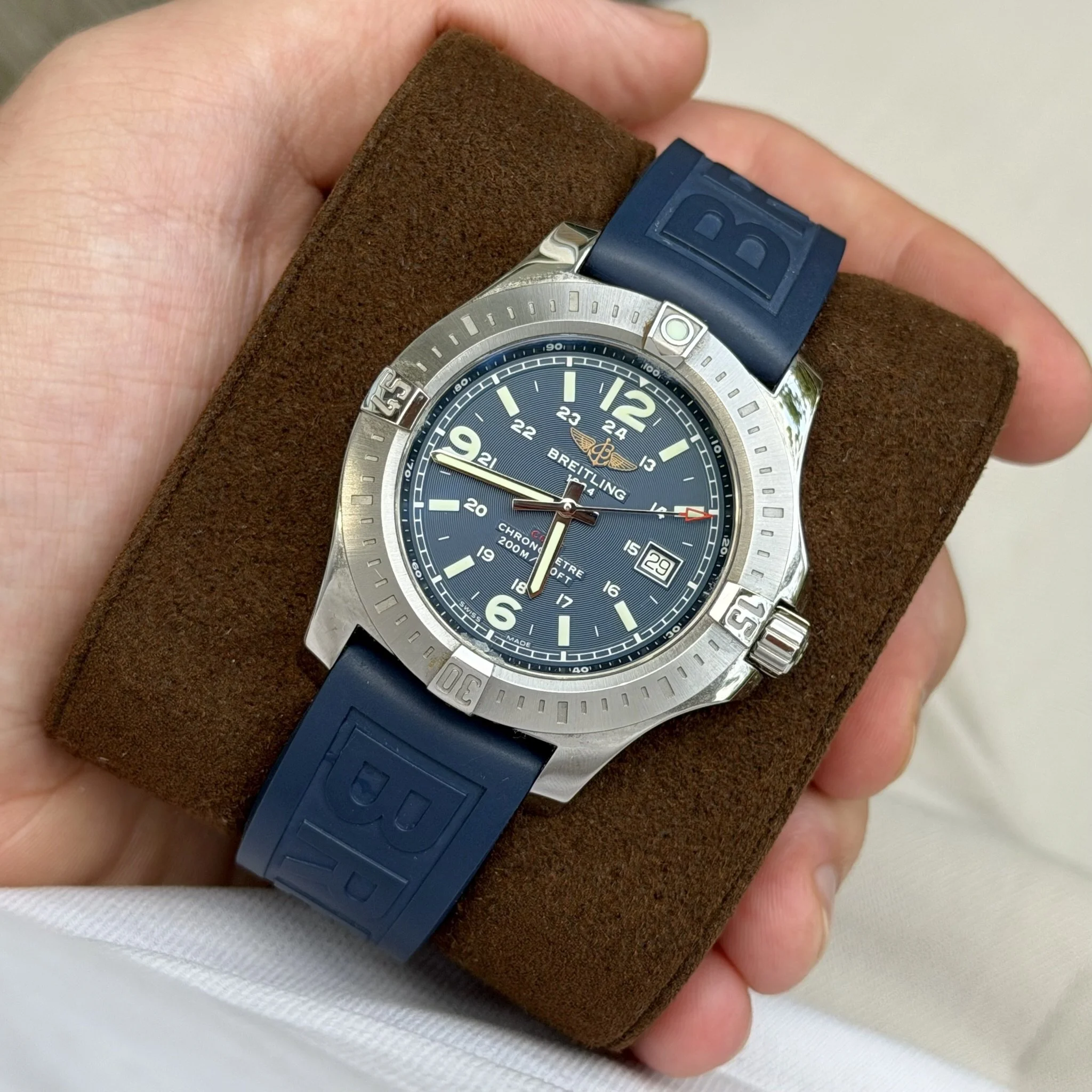 BREITLING Colt A74388 'Pre-owned' Full set