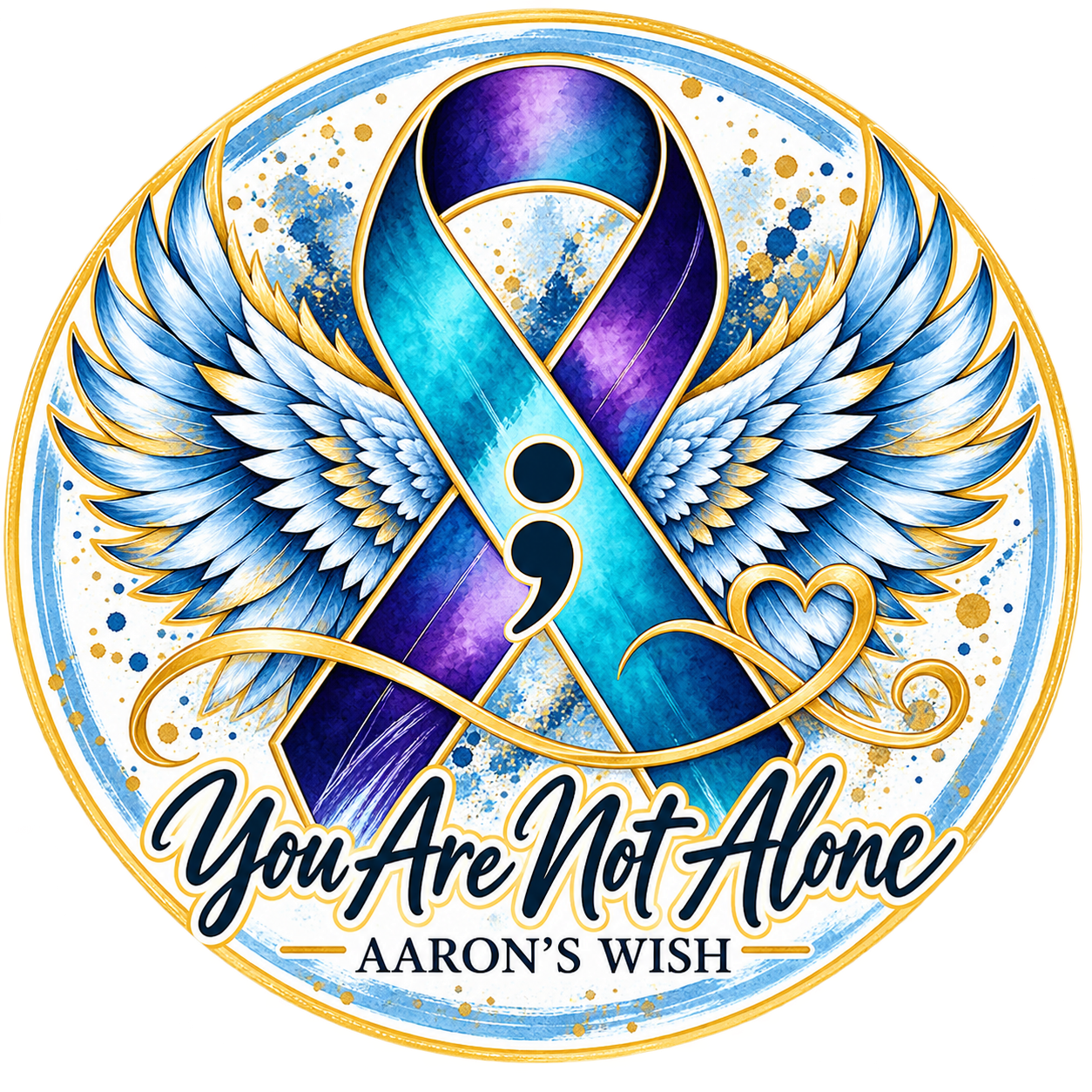 You Are Not Alone - Suicide Awareness Sticker