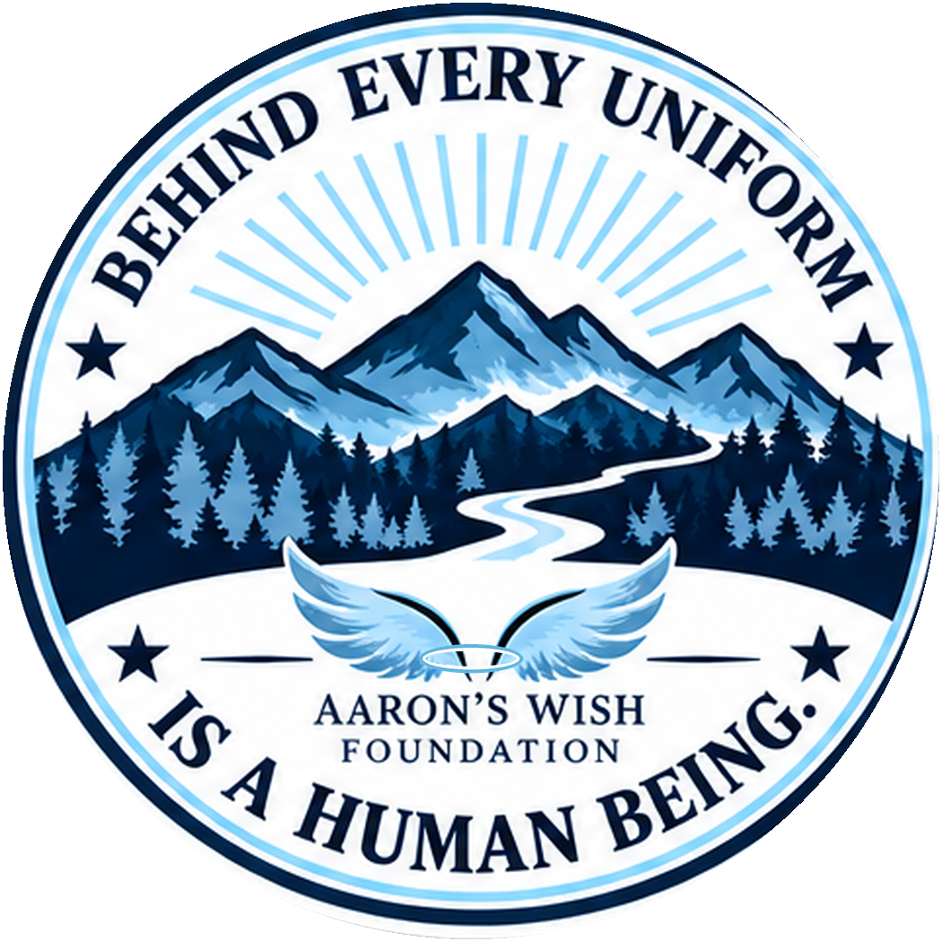 Behind Every Uniform is a Human Being - Awareness Sticker