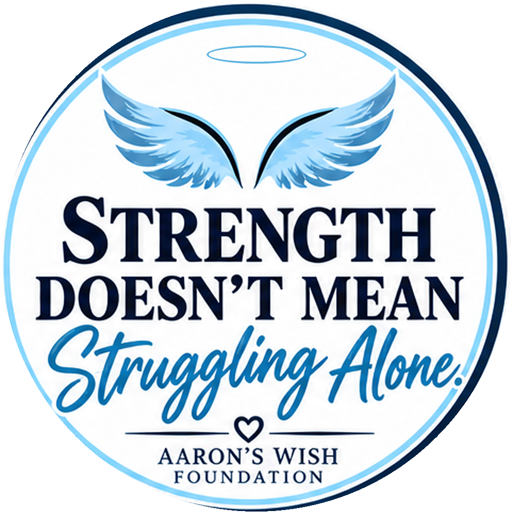 Strength Doesn't Mean Struggling Alone - Awareness Sticker