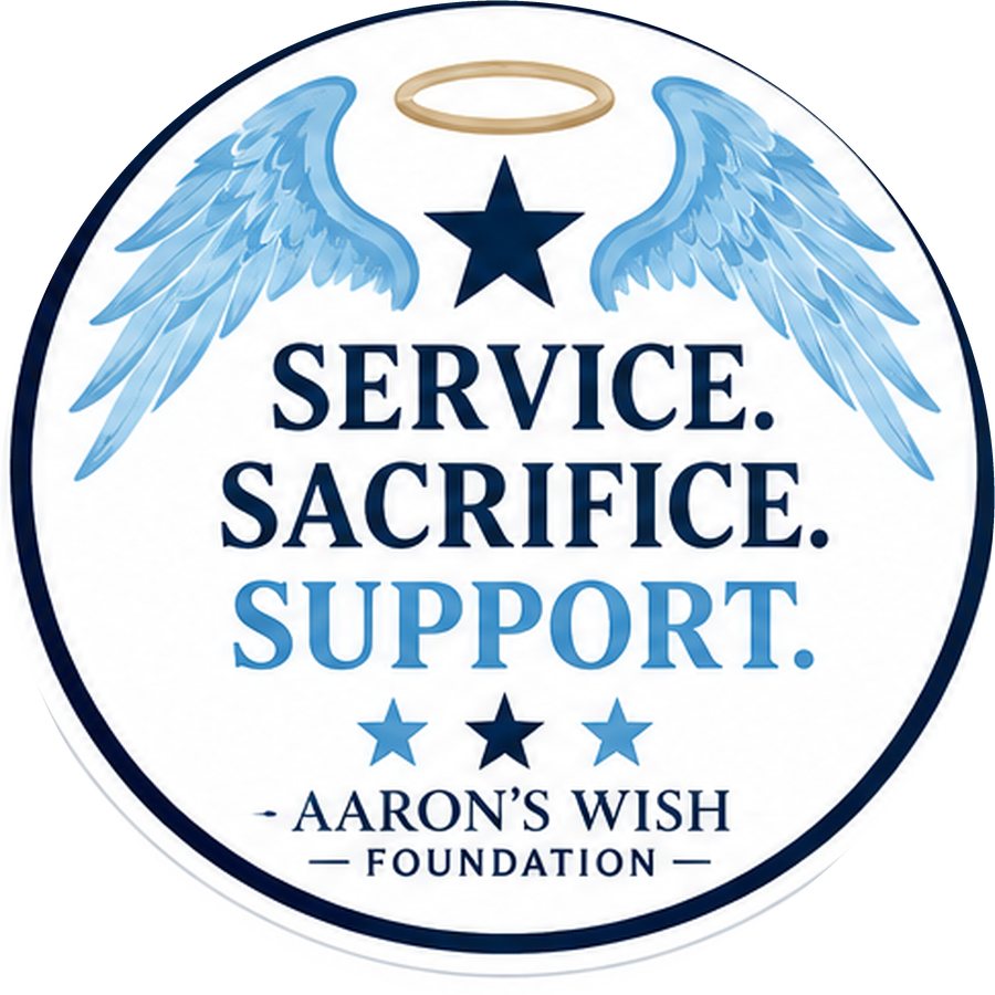 Service. Sacrifice. Support. - Awareness Sticker