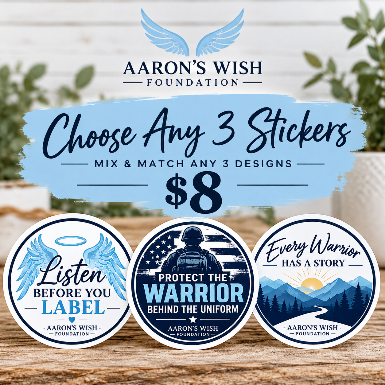 Choose Any 3 Stickers - Bundle
