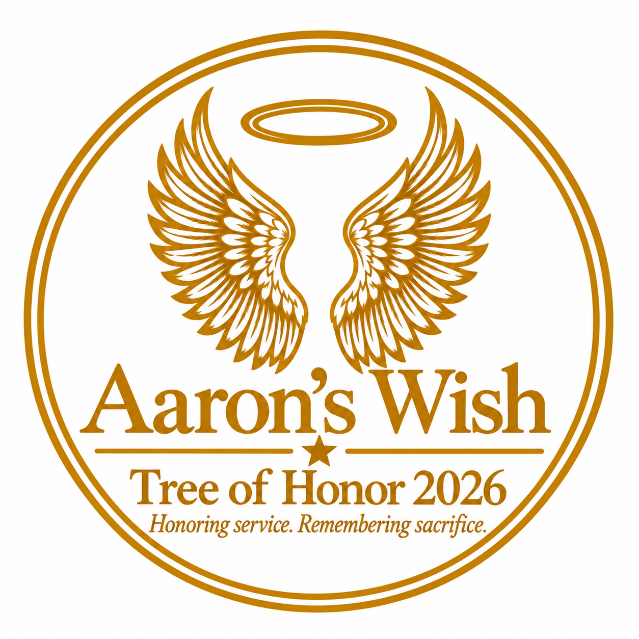 Tree Intital Tree of Honor Personalized Ornament — AARON'S WISH